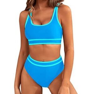 BMJL Blue and Green Bikini